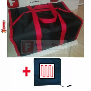 Sac chauffant pour boites repas et plats de restauration