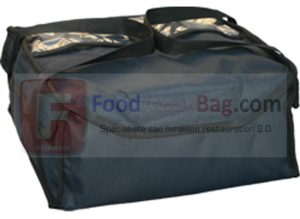 Sac isotherme spécial livraison de soupe contenance 18 bols de soupe chaude ou froide