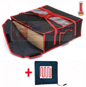 sac de livraison de pizza pour 4 pizza 50cm isotherme et chauffant