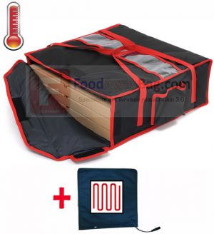 Sac pour pizza chauffant 4 pizza 50cm grande taille